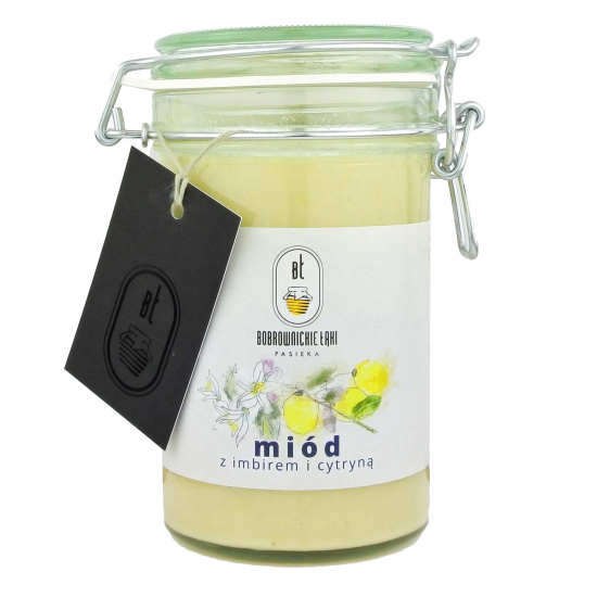 Miód z Imbirem i cytryną 540g