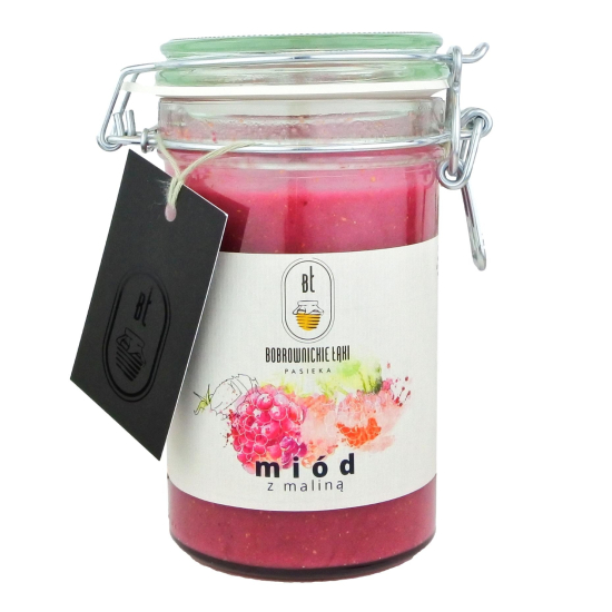 Miód z Maliną 540g
