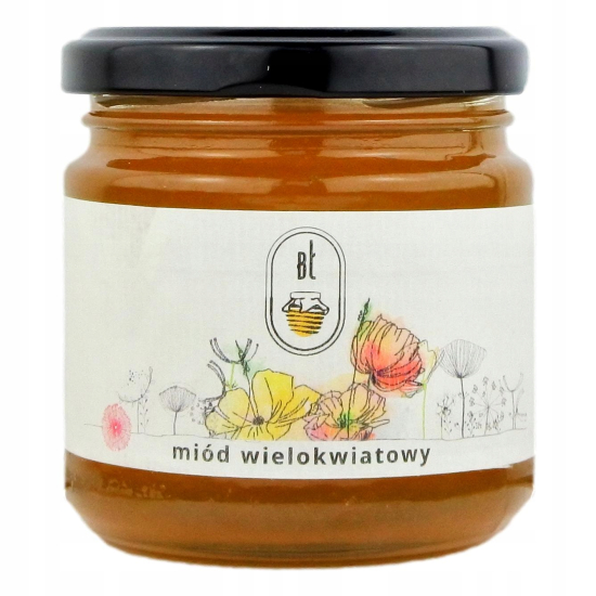 Zestaw Prezentowy 3 Miody Leśny + Wielokwiatowy + Lipowy Bobrownickie Łąki