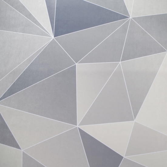 Tkanina tapicerska wzory Welur Trójkąty szare