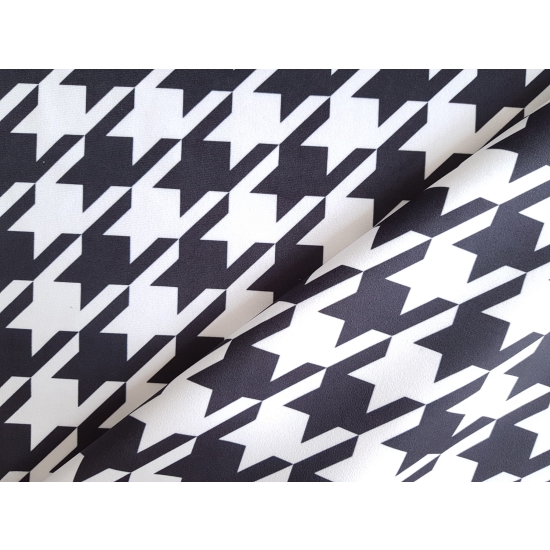 Tkanina tapicerska wzory Welur Pepitka