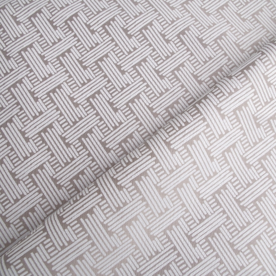 Tkanina wodoodporna Żakard wodoodporny Kreski złote