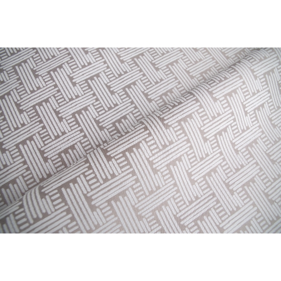 Tkanina wodoodporna Żakard wodoodporny Kreski złote