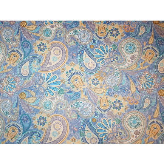 Tkanina tapicerska wzory Welur Paisley