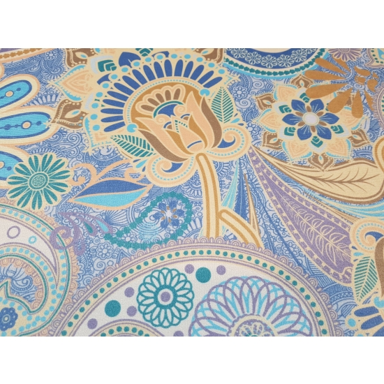 Tkanina tapicerska wzory Welur Paisley