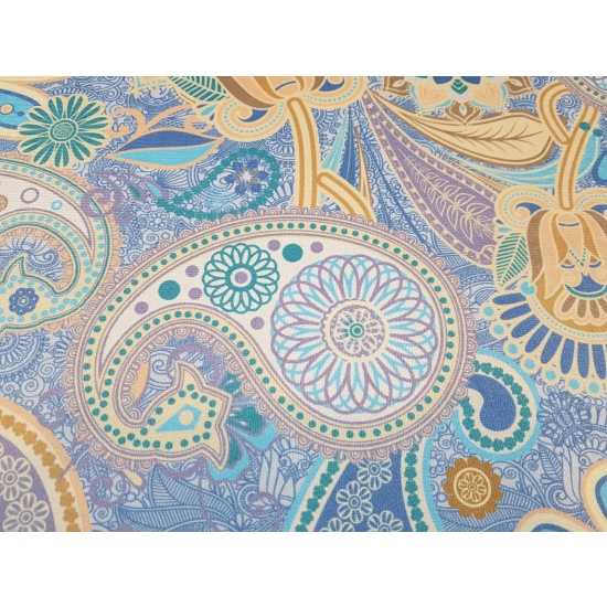 Tkanina tapicerska wzory Welur Paisley