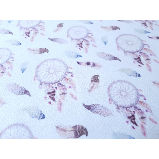 Tkanina tapicerska wzory Welur Łapacze snów