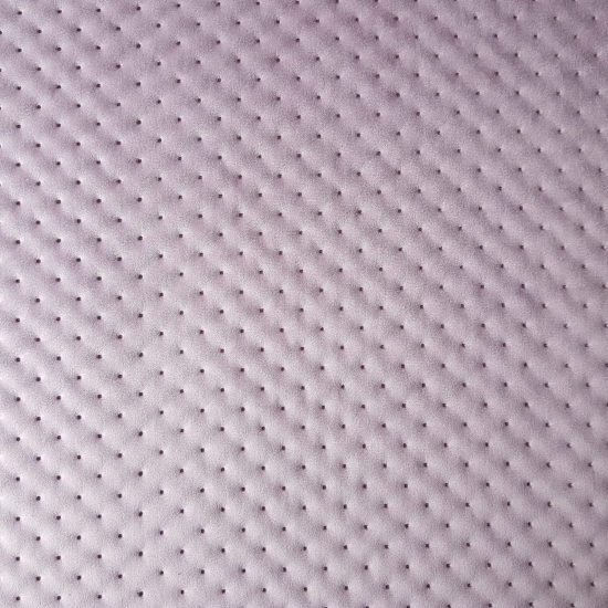 Tkanina tapicerska Welur pikowany kropki róż lila