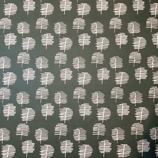 Tkanina tapicerska wzory Welur Drzewka