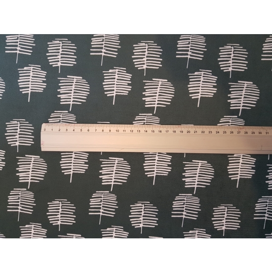 Tkanina tapicerska wzory Welur Drzewka