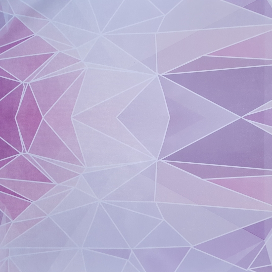 Tkanina tapicerska wzory Welur Trójkąty różowe