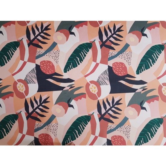 Tkanina tapicerska wzory Welur Papaja