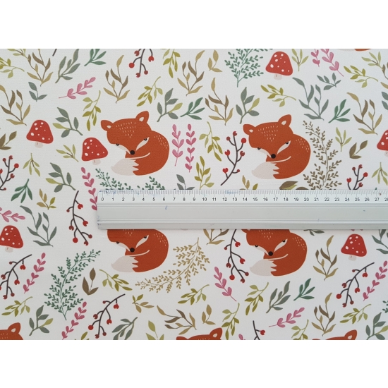 Tkanina tapicerska wzory dziecięce Welur Liski