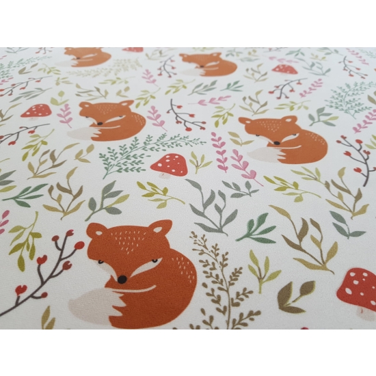 Tkanina tapicerska wzory dziecięce Welur Liski