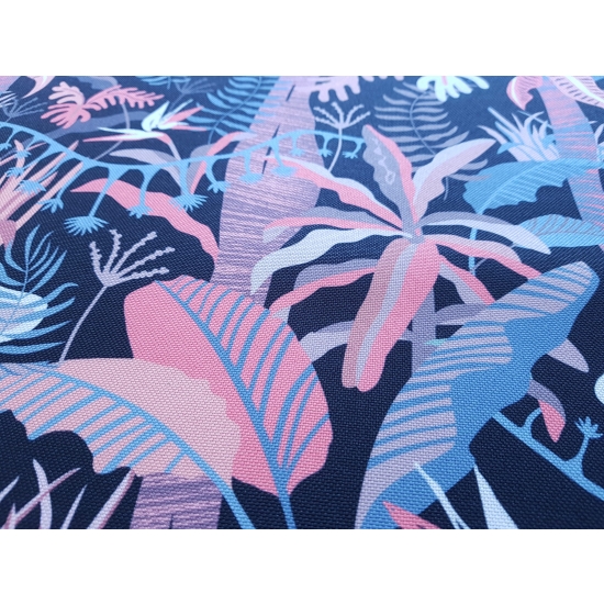 Tkanina tapicerska drukowana plecionka Exotic