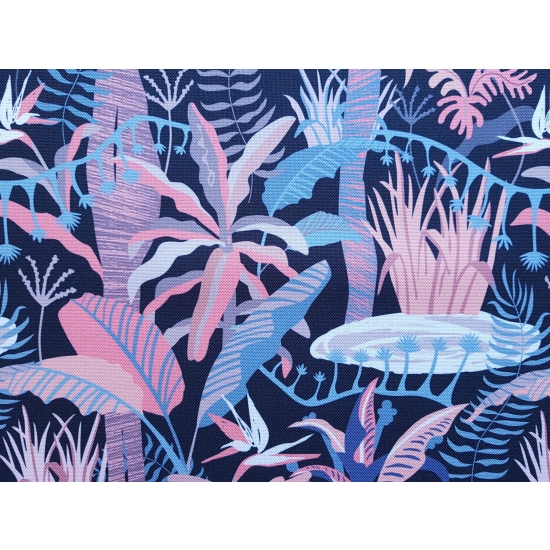 Tkanina tapicerska drukowana plecionka Exotic