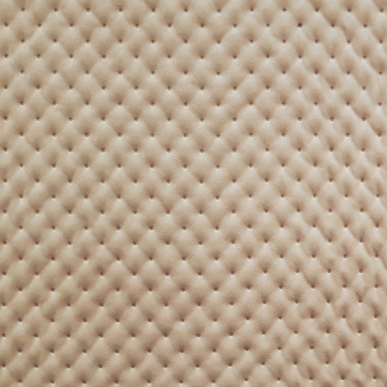 Tkanina tapicerska Welur pikowany kropki beżowy