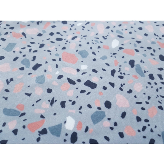 Tkanina tapicerska wzory Welur Lastriko szary