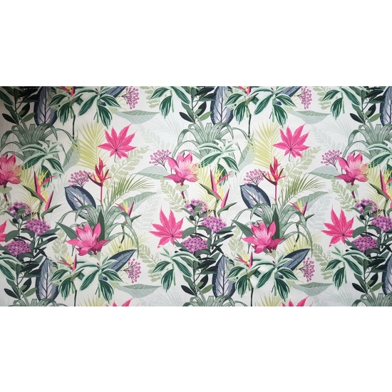 Tkanina tapicerska wzory Welur Liście klonu