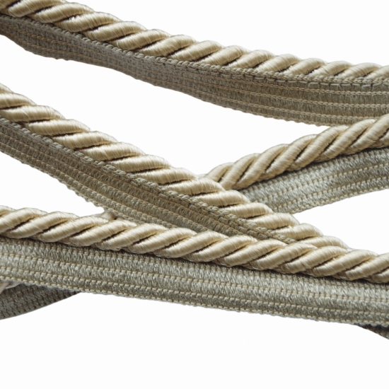 Sznur ozdobny tapicerski z wypustką 7 mm złoty