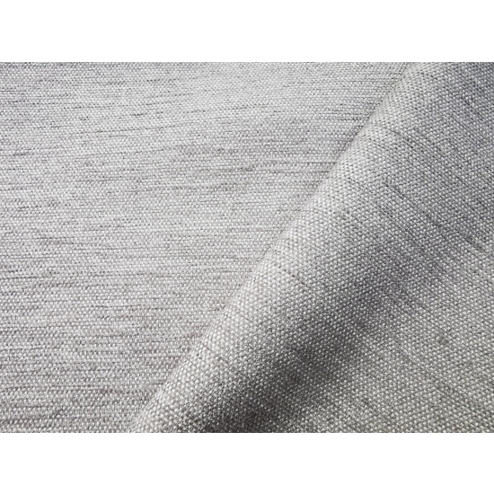 Tkanina tapicerska plecionka szara łatwoczyszcząca