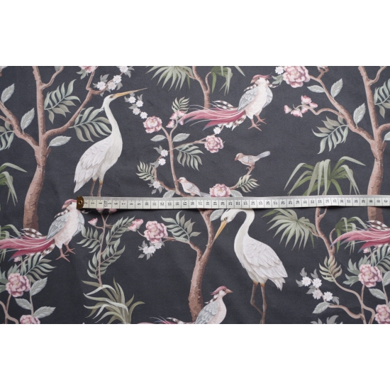 Tkanina tapicerska wzory Welur Czaple