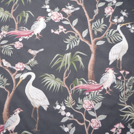 Tkanina tapicerska wzory Welur Czaple