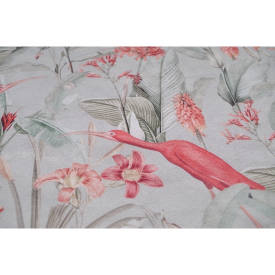 Tkanina tapicerska wzory Welur Egzotyka