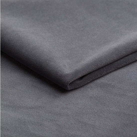 Tkanina tapicerska Welur matowy King 66 ciemny szary