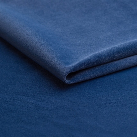 Tkanina tapicerska Welur matowy King 63 granatowy