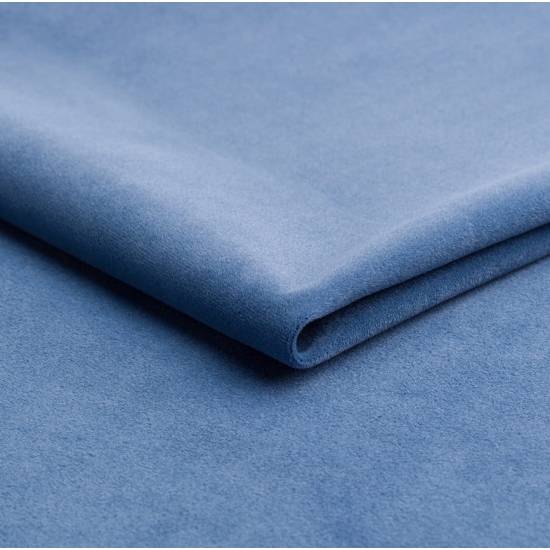 Tkanina tapicerska Welur matowy King 62 niebieski