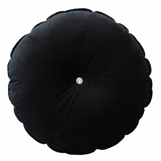 Tkanina tapicerska  Welur RIVI 100 czarny