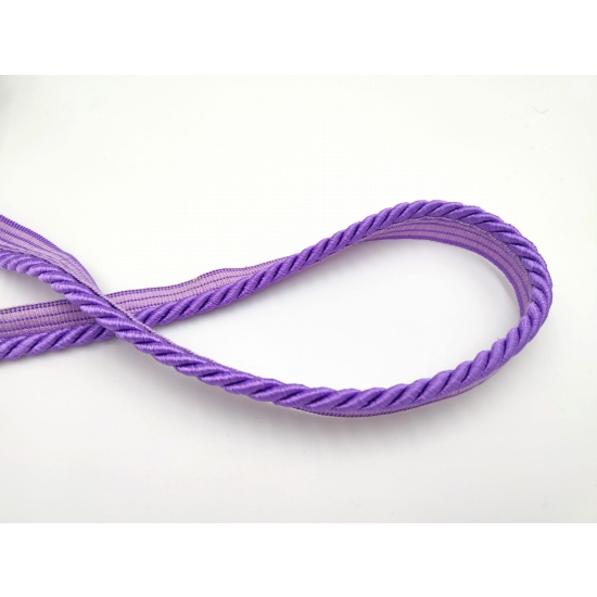 Sznur ozdobny tapicerski z wypustką 7 mm fioletowy