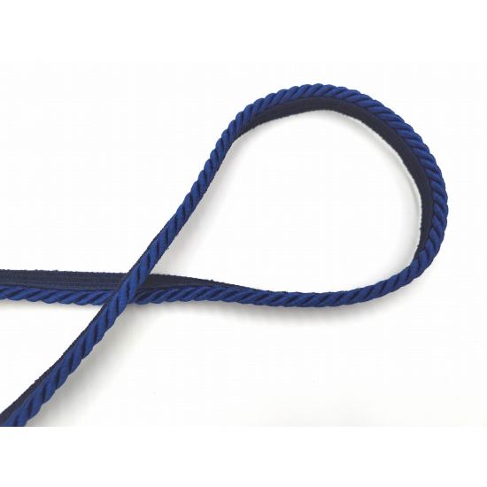 Sznur ozdobny tapicerski z wypustką 7 mm granatowy