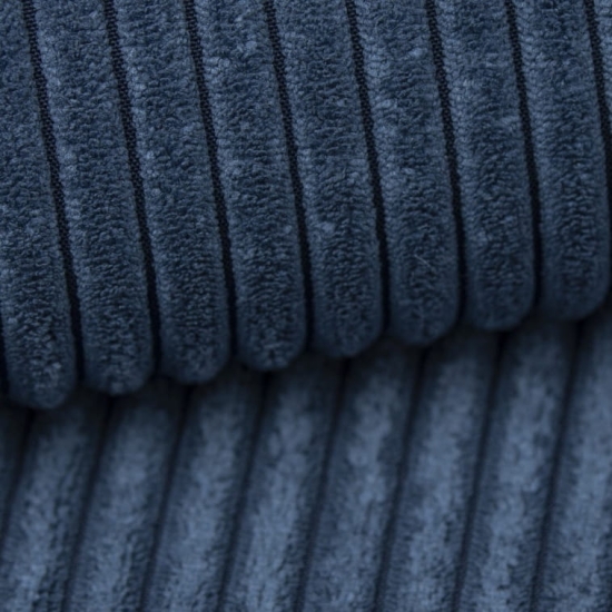 Tkanina tapicerska sztruks obiciowy granatowy