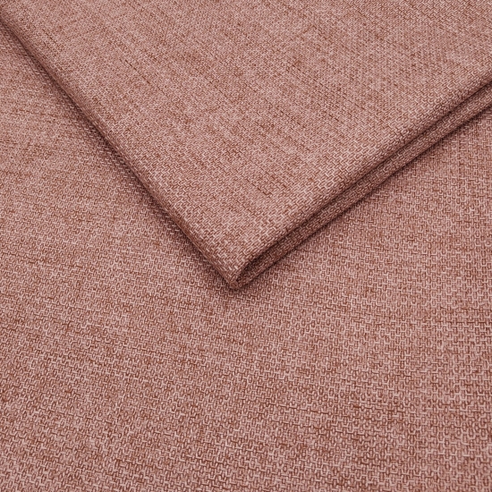 Tkanina tapicerska strukturalna plecionka Luis różowy