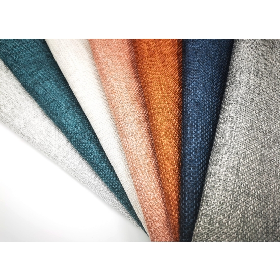 Tkanina tapicerska strukturalna plecionka Luis camelowy