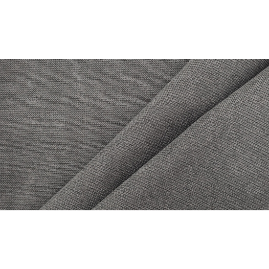 Tkanina tapicerska strukturalna plecionka Point ciemnoszara