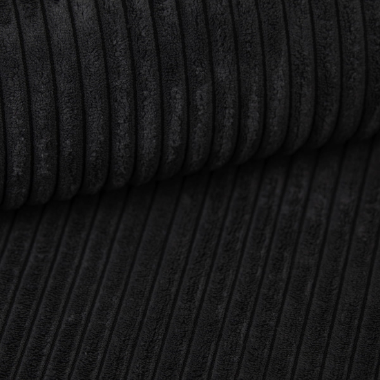 Tkanina tapicerska sztruks obiciowy czarny