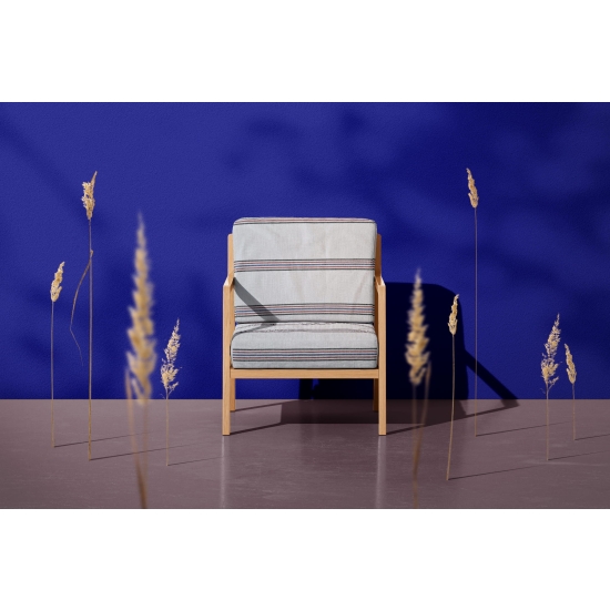 Tkanina tapicerska wzorzysta żakard Marynarskie pasy