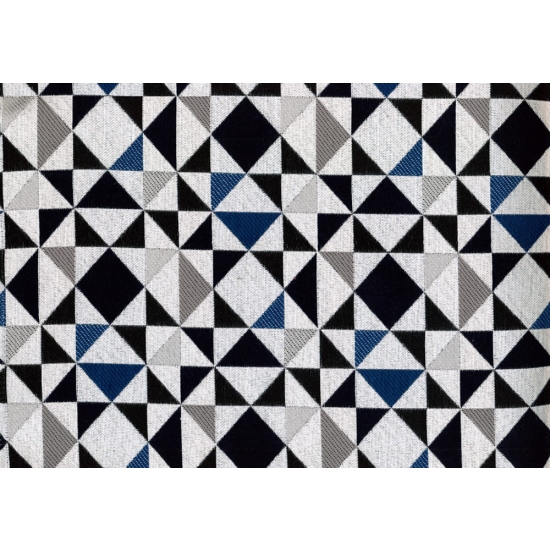 Tkanina żakardowa Malaga niebieska