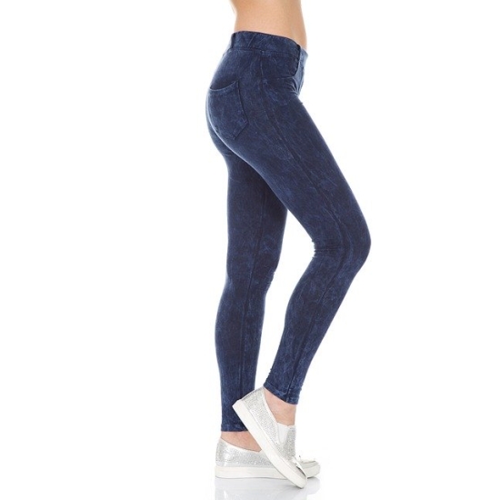 Spodnie damskie granatowe